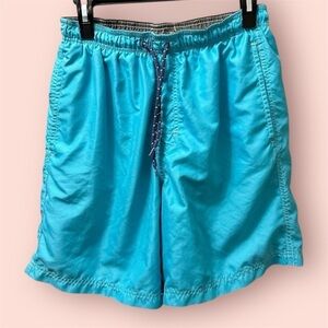 Croft & Barrow turquoise  Swimwear Swim Trunks Size small